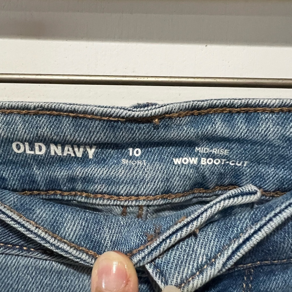 🛍️ Old Navy Blue Mid-Rise Boot-Cut Jeans